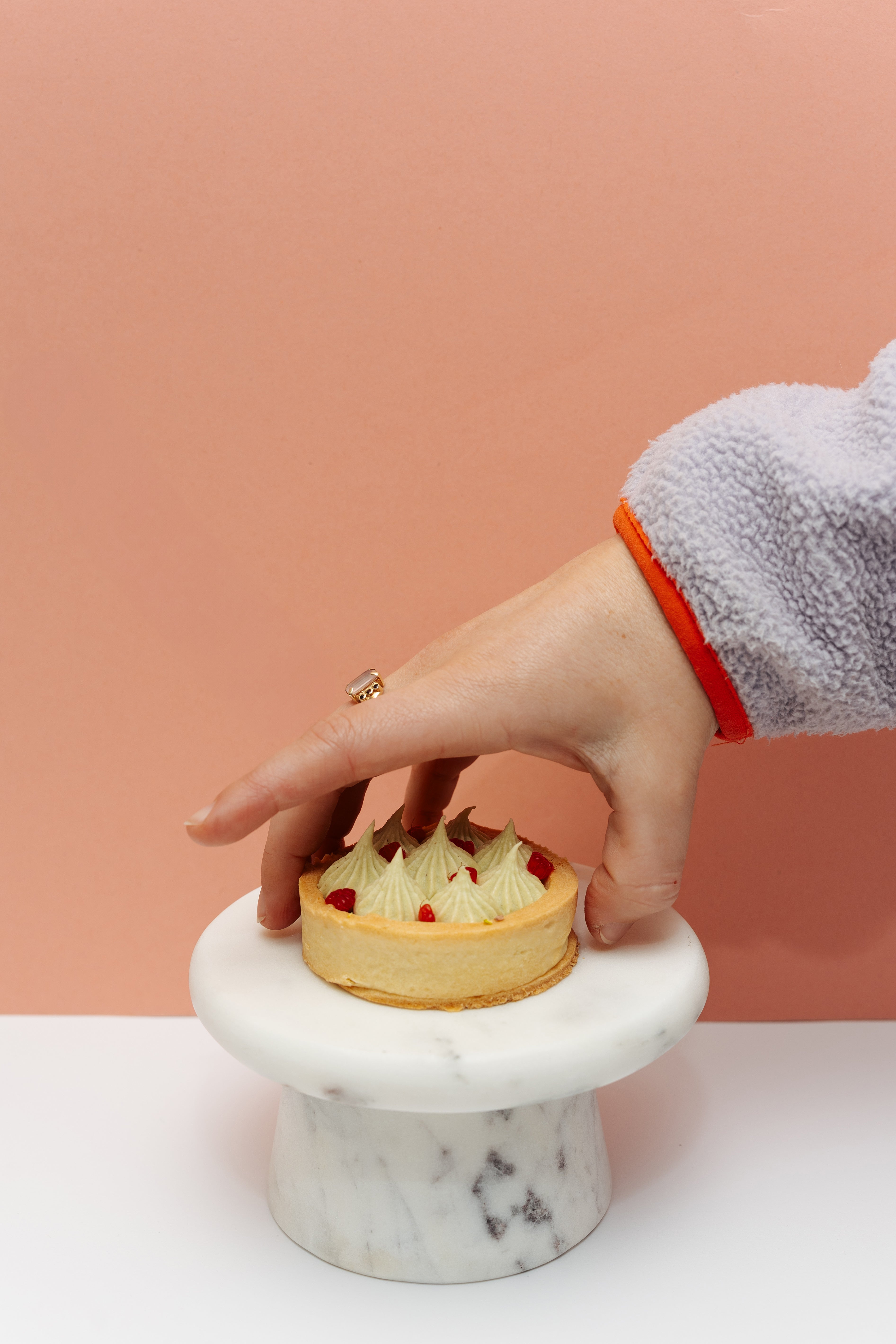 Tartelette Rasberry Pistachio