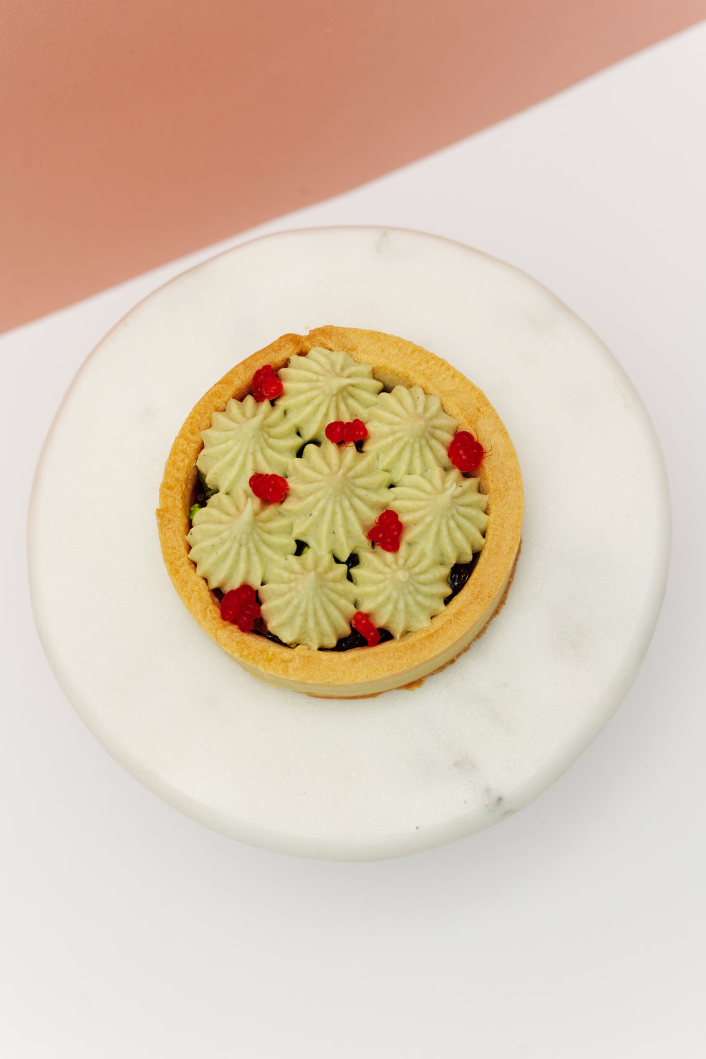 Tartelette Rasberry Pistachio